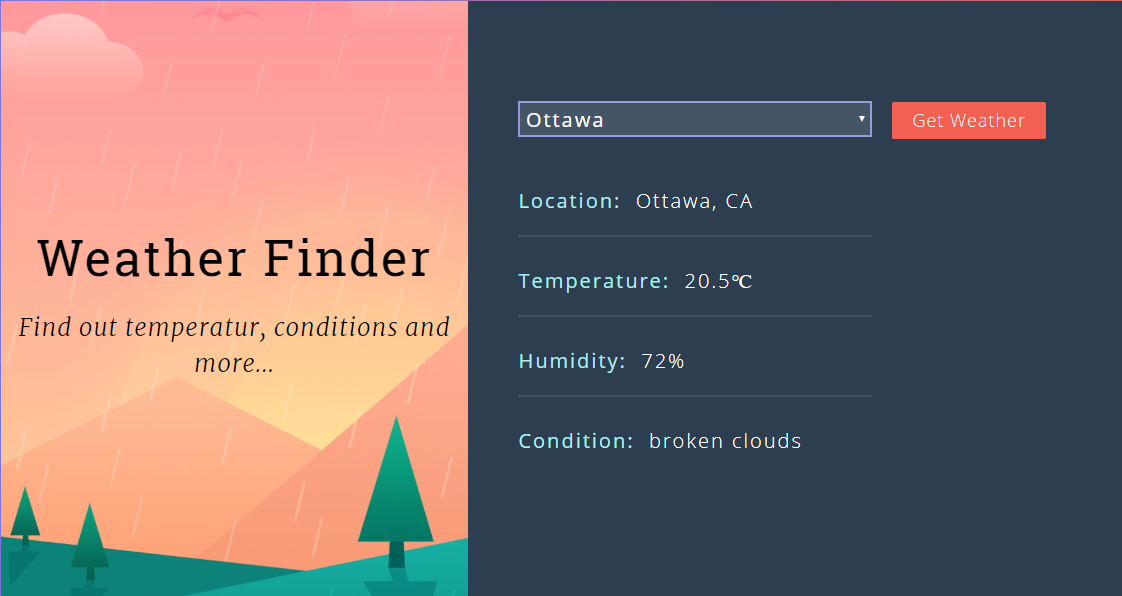 weather finder app